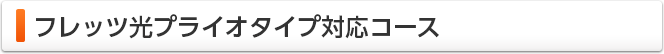 フレッツ光プライオタイプ対応コース